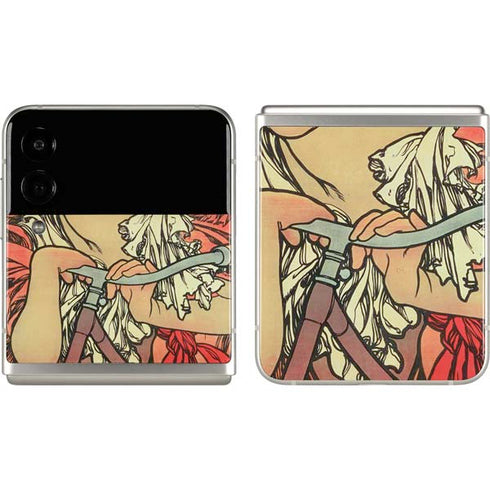 Alphonse Mucha Cycles Perfecta Galaxy Z Flip3 5G Skin